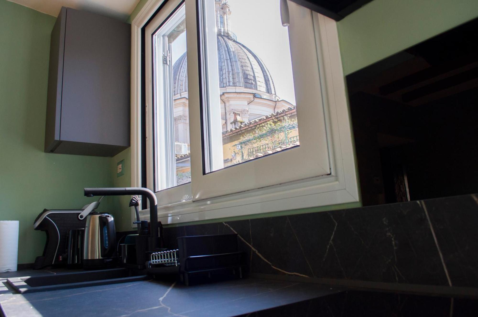 Ferienwohnung Navona Penthouse - Attico Vista Cupola 4 Posti Rom Exterior foto