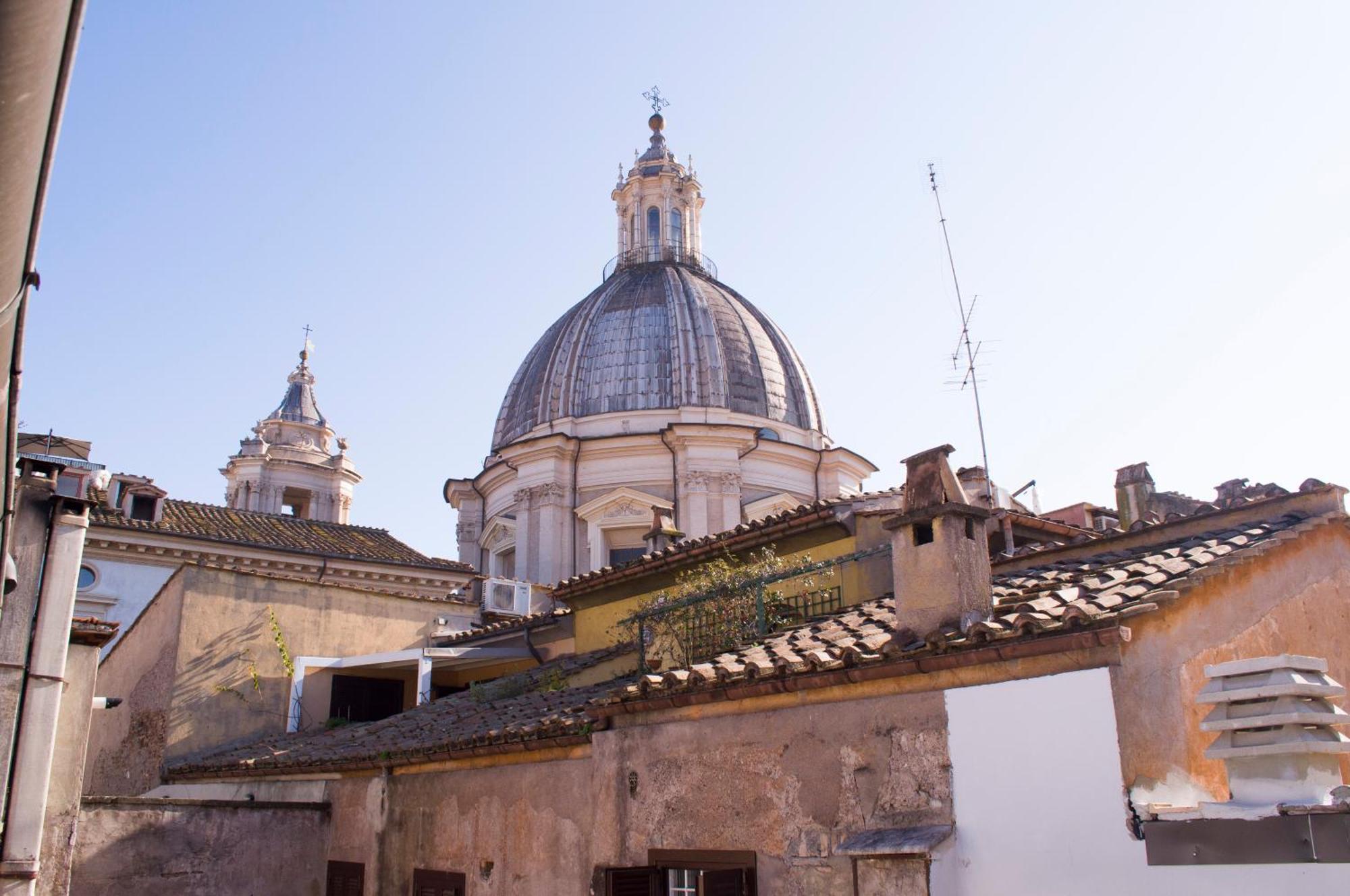 Ferienwohnung Navona Penthouse - Attico Vista Cupola 4 Posti Rom Exterior foto